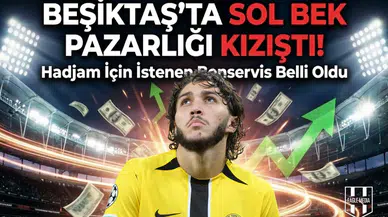 Beşiktaş'ta sol bek pazarlığı kızıştı! Hadjam için istenen bonservis belli oldu