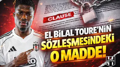 El Bilal Toure’nin sözleşmesinde kritik detay!