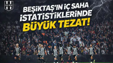 Beşiktaş’ın iç saha istatistiklerinde büyük tezat!