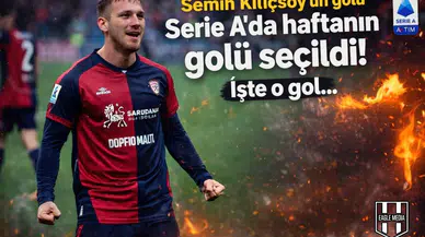 Semih Kılıçsoy'un golü Serie A'da haftanın golü seçildi! İşte o gol...