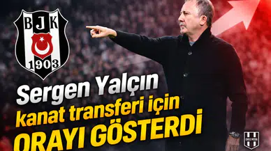 Sergen Yalçın kanat transferi için orayı gösterdi