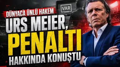 Dünyaca ünlü hakem Urs Meier, penaltı hakkında konuştu