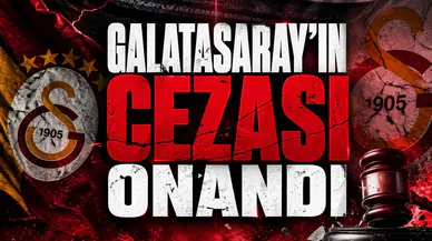 Galatasaray'ın cezası onandı