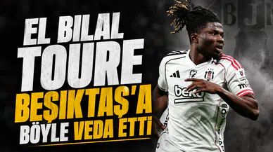 El Bilal Toure Beşiktaş'a böyle veda etti