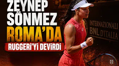 Zeynep Sönmez Roma'da Ruggeri'yi devirdi