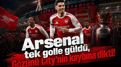 Arsenal tek golle güldü, Gözünü City’nin kaybına dikti!