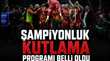 Şampiyonluk kutlama programı belli oldu