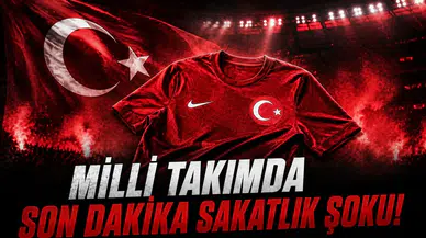 Milli Takım'da son dakika sakatlık şoku!