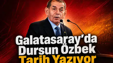 Galatasaray’da Dursun Özbek tarih yazıyor