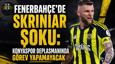 Fenerbahçe'de Skriniar şoku: Konyaspor deplasmanında görev yapamayacak