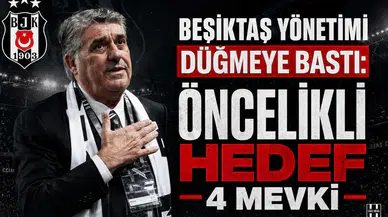 Beşiktaş Yönetimi Düğmeye Bastı: Öncelikli Hedef 4 Mevki