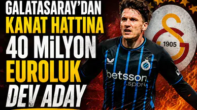Galatasaray'dan kanat hattına 40 milyon euroluk dev aday