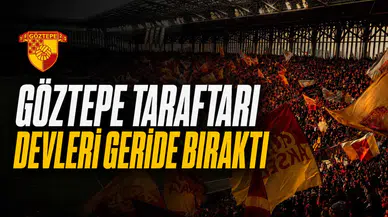 Göztepe taraftarı devleri geride bıraktı