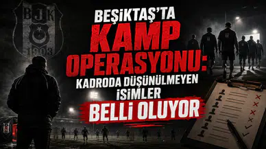 Beşiktaş’ta kamp operasyonu: Kadroda düşünülmeyen isimler belli oluyor