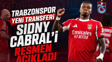 Trabzonspor yeni transferi Sidny Cabral'ı resmen açıkladı