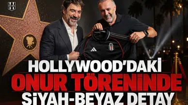 Hollywood'daki Onur Töreninde Siyah-Beyaz Detay