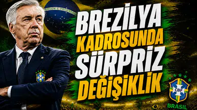 Brezilya Kadrosunda Sürpriz Değişiklik
