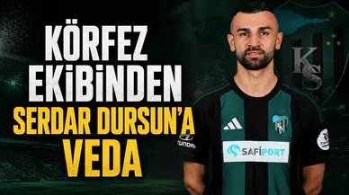Körfez ekibinden Serdar Dursun'a veda
