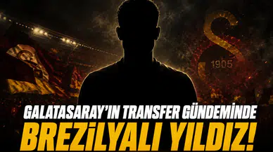 Galatasaray'ın transfer gündeminde Brezilyalı yıldız!