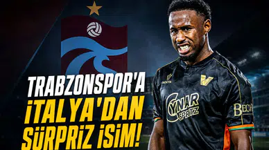 Trabzonspor'a İtalya'dan sürpriz isim!