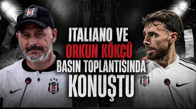 Italiano ve Orkun Kökçü basın toplantısında konuştu