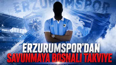 Erzurumspor'dan Savunmaya Bosnalı Takviye