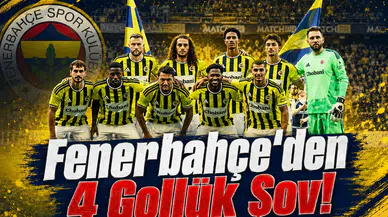Fenerbahçe'den 4 Gollük Şov!