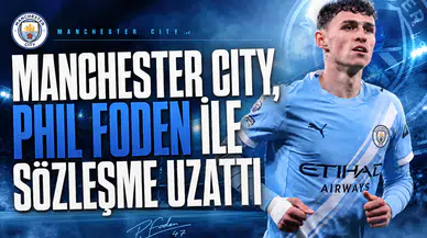 Manchester City, Phil Foden ile sözleşme uzattı