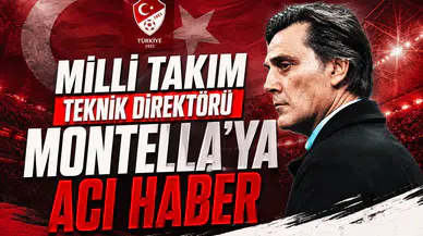 Milli Takım Teknik Direktörü Montella'ya acı haber