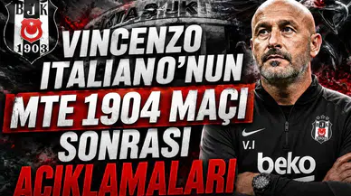 Vincenzo Italiano'nun MTE 1904 Maçı Sonrası Açıklamaları