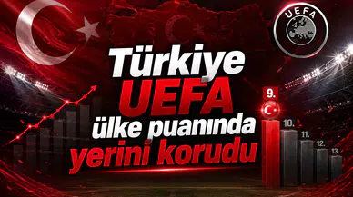 Türkiye UEFA ülke puanında yerini korudu