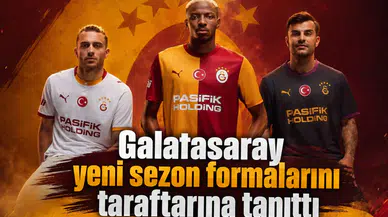 Galatasaray yeni sezon formalarını taraftarına tanıttı