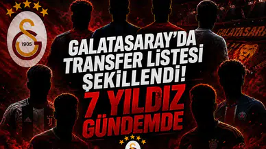 Galatasaray'da Transfer Listesi Şekillendi! 7 Yıldız Gündemde