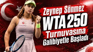 Zeynep Sönmez WTA 250 Turnuvasına Galibiyetle Başladı