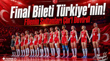 Final Bileti Türkiye'nin! Filenin Sultanları Çin'i Devirdi
