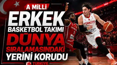 A Milli Erkek Basketbol Takımı dünya sıralamasındaki yerini korudu