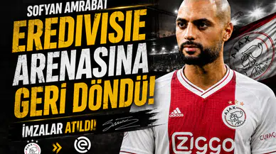 Sofyan Amrabat Eredivisie arenasına geri döndü imzalar atıldı