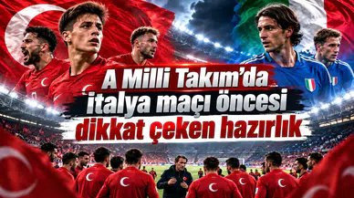 A Milli Takım’da İtalya maçı öncesi dikkat çeken hazırlık