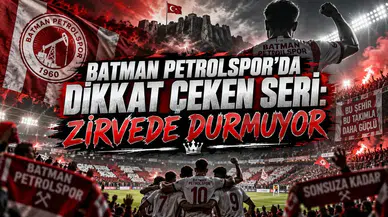 BATMAN PETROLSPOR’DA DİKKAT ÇEKEN SERİ: ZİRVEDE DURMUYOR