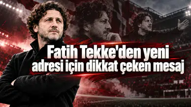 Fatih Tekke’den yeni adresi için dikkat çeken mesaj