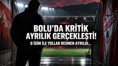 Bolu'da Kritik Ayrılık Gerçekleşti! O İsim İle Yollar Resmen Ayrıldı...