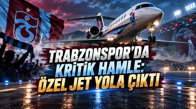 TRABZONSPOR’DA KRİTİK HAMLE: ÖZEL JET YOLA ÇIKTI