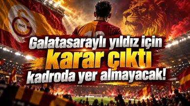 Galatasaraylı yıldız için karar çıktı kadroda yer almayacak!