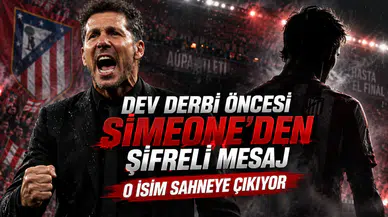 Dev derbi öncesi Simeone'den şifreli mesaj o isim sahneye çıkıyor