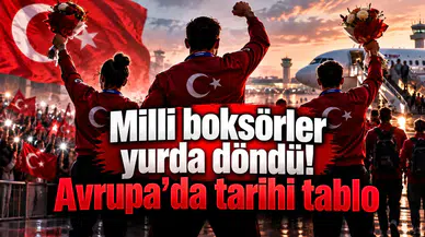 Milli boksörler yurda döndü! Avrupa’da tarihi tablo