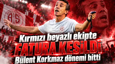 Kırmızı beyazlı ekipte fatura kesildi Bülent Korkmaz dönemi bitti