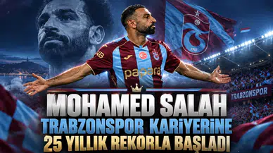 Mohamed Salah Trabzonspor kariyerine 25 yıllık rekorla başladı