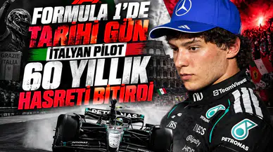Formula 1'de tarihi gün İtalyan pilot 60 yıllık hasreti bitirdi