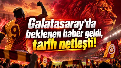 Galatasaray'da beklenen haber geldi, tarih netleşti!