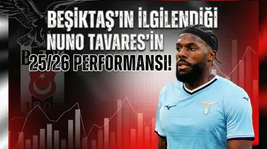 Beşiktaş'ın ilgilendiği Nuno Tavares'in 25/26 performansı!